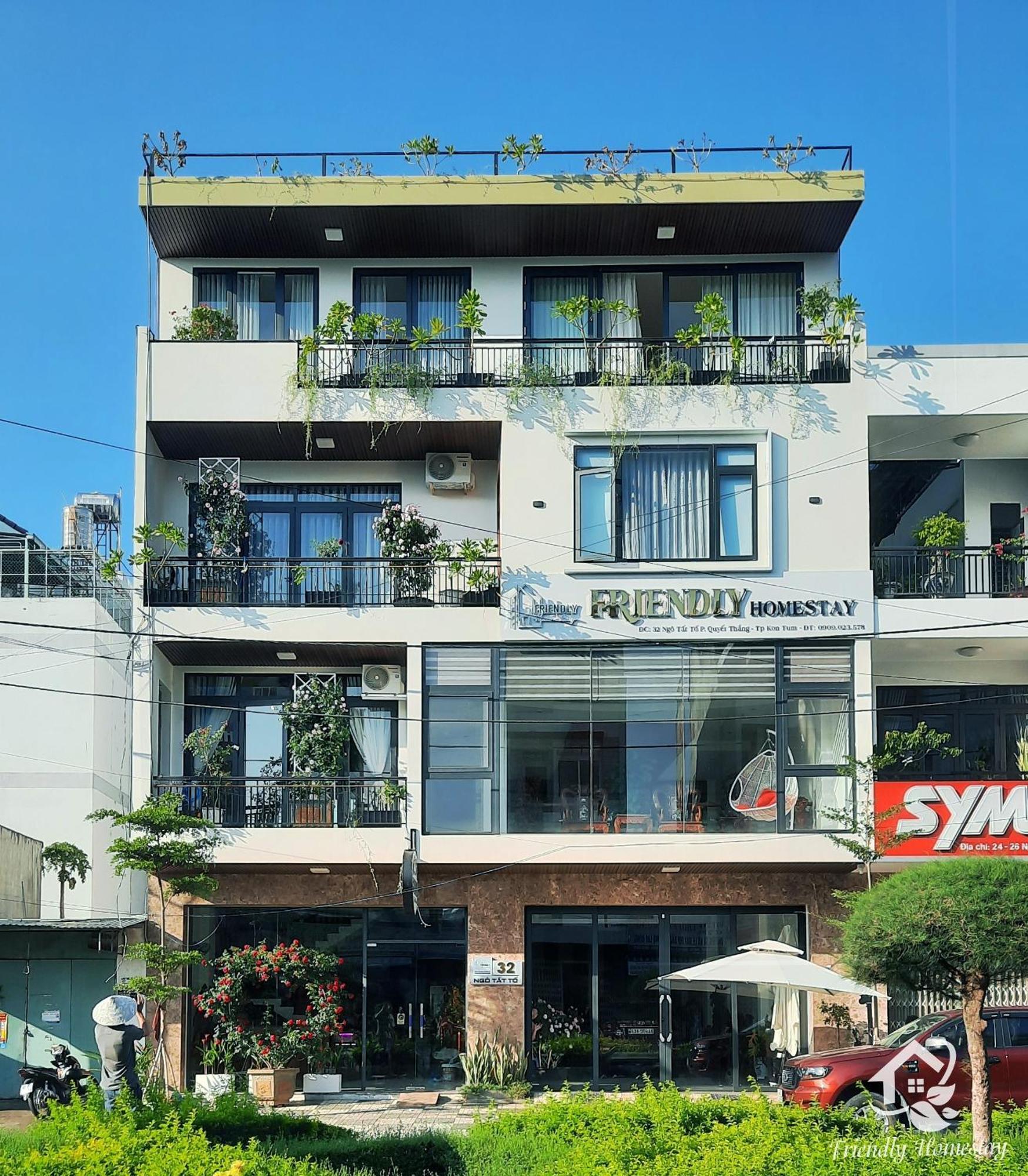Friendly Homestay كون توم المظهر الخارجي الصورة